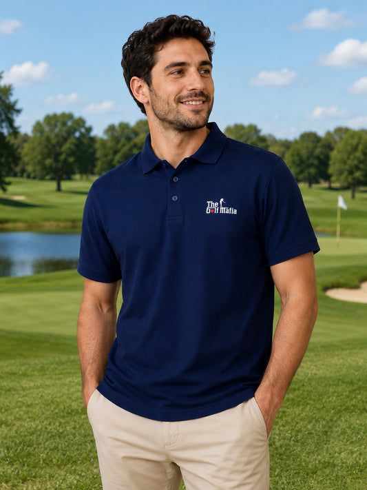 Men's Polo Shirt - Navy Blue