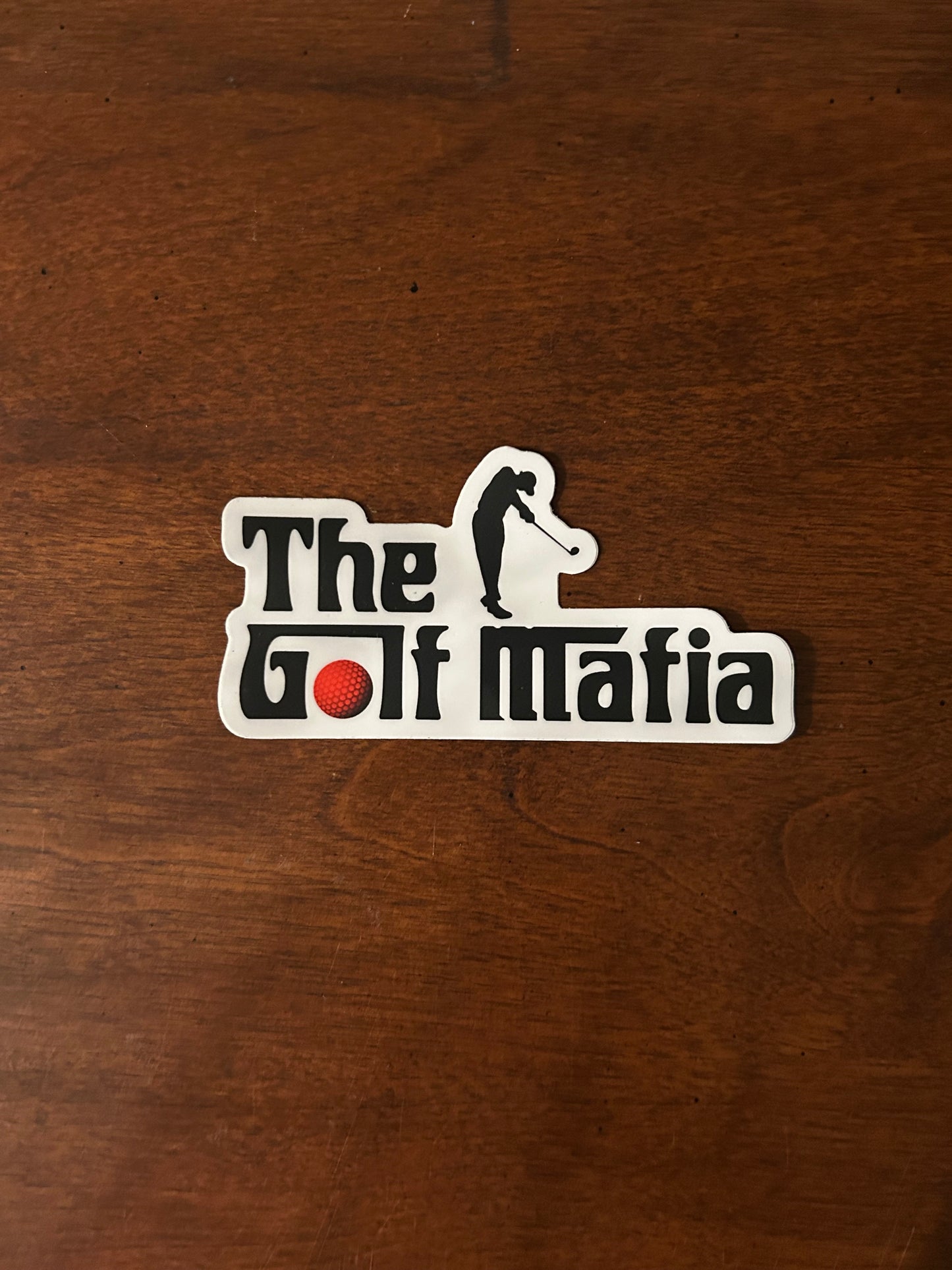 4" white sticker